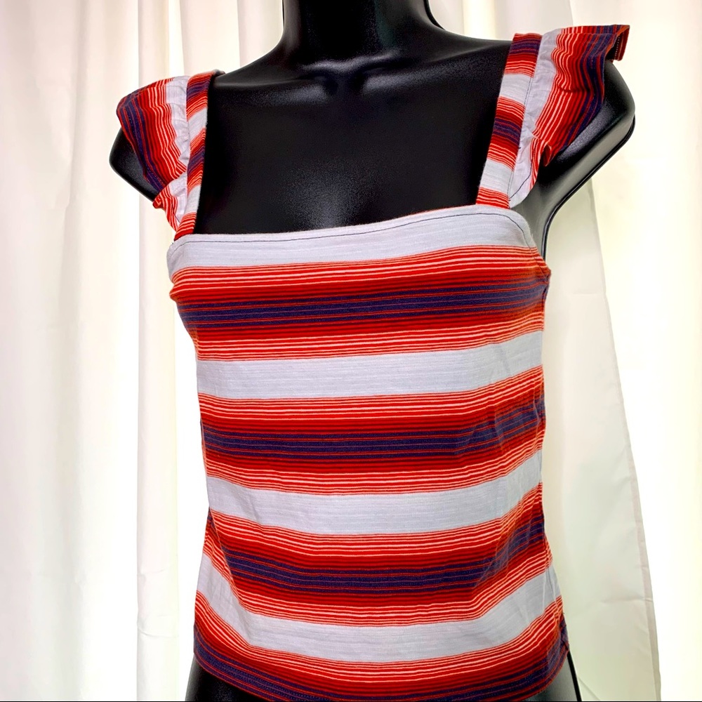 BP Ruffle Sleeve Stretch Tank - Picture 4 of 11